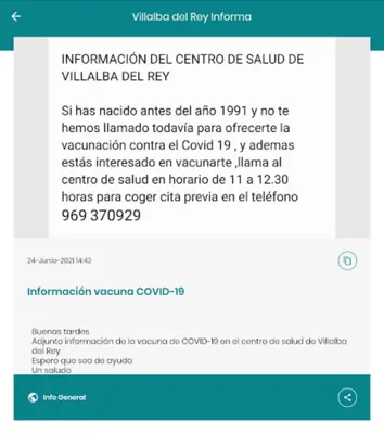 Villalba del Rey Informa android App screenshot 2